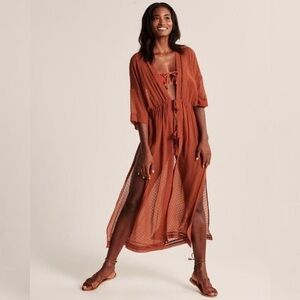 Abercrombie & Fitch Burnt Orange Coverup